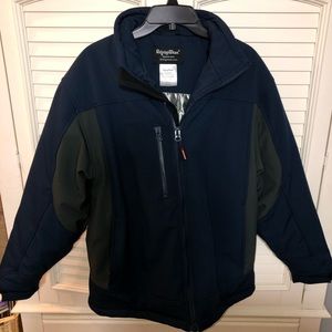 Refrigiwear 0490R Mens Softshell Jacket Insulated Zip Up Medium